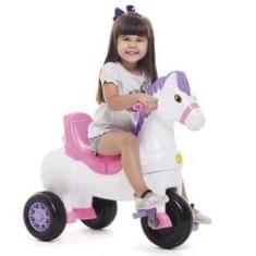 Imagem de Triciclo Infantil Passeio e Pedal Cavalinho Potó -  - Calesita