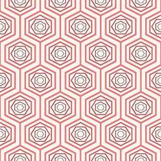 Imagem de Papel de Parede Flores Geometricas