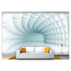 Imagem de Papel De Parede Túnel Profundo Geométrico 3D At16