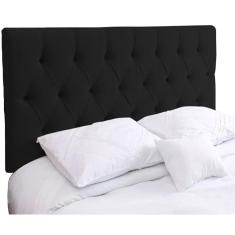 Imagem de Cabeceira Painel Casal Paris Capitone 1,40m Suede 
