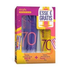 Imagem de Kit Protetor Solar Ricosol Corporal Fps70 180G + Facial Fps70 50G