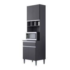 Imagem de Paneleiro Duplo 4 Portas 61 cm Andreia Cinza REAJL