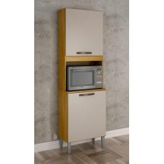 Imagem de Armário Paneleiro 2 Portas - Maísa-Cinamomo/Off White - Chf Móveis