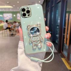 Imagem de Capa de suporte de astronauta com areia movediça para Samsung Galaxy A13 A14 A54 A04 4G A53 A73 A33 A52S A23 A22 A32 Capa de silicone, estilo 3, para Samsung A22 (5G)