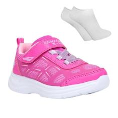 Imagem de Kit Tênis Skechers Glimmer Kicks Infanfil + Par d-Feminino