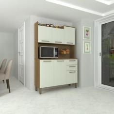 Imagem de Cozinha compacta c/ pes -6 portas-2 gv avela/arenas- luciane