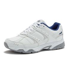 Imagem de Avia Tênis feminino Verge – Tênis feminino, quadra, cross training ou pickleball para mulheres, preto clássico ou branco de caminhada com suporte de arco, largura larga ou média, Branco brilhante/azul