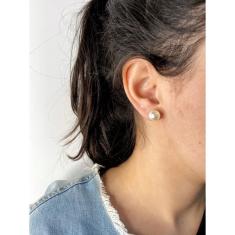 Imagem de Brinco de Pérola Prata 925