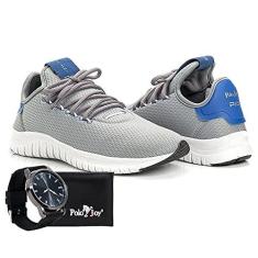Imagem de Kit Tênis Masculino Polo Joy Sport Com Carteira E Relogio