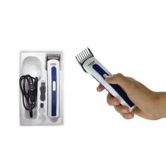 Imagem de Máquina Aparador Pelos Corta Cabelo Barba Recarregável 3915 / 3780 -Nv
