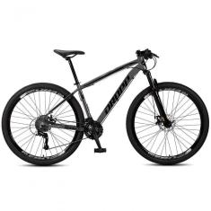 Imagem de Bicicleta Aro 29 Dropp Sw 24 Vel Câmbio Shimano Quadro Alumínio Mtb Grafite+preto 17 Grafite+preto