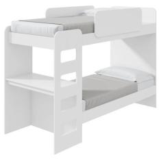 Imagem de Beliche Solteiro Olga Cantos Arredondados Com Led Branco - Lopas - Móv