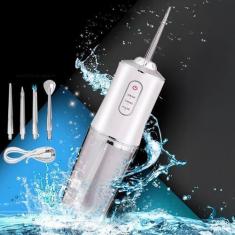 Imagem de Lavador Dental Portátil Bivolt Com 4 Bicos Para Limpeza Completa De Im