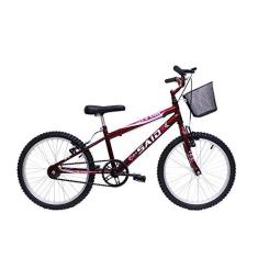 Imagem de Bicicleta Aro 20 Bike Infantil Meninas feminina com cesta Saidx (Vermelho)