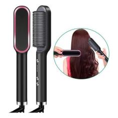 Imagem de Escova 3 Em 1 Alisadora Secadora Profissional Cabelo Liso Escova