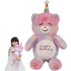 Imagem de Bicho de pelúcia casagood Rainbow Bear 30cm com alta qualidade