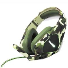 Imagem de Headset Gamer Led P3 Usb Px-8 Caçador Tecdrive - Verde