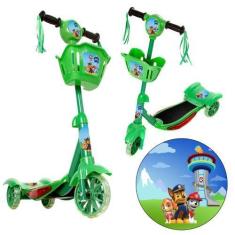 Imagem de Patinete Para Crianças Patrulha Canina Scooter 3 Rodas - Zein