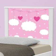 Imagem de Cama Solteiro Nuvens Menina