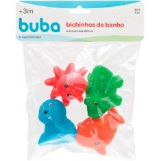 Imagem de Kit Bichinhos para Banho Bichos Aquáticos Buba Colorido