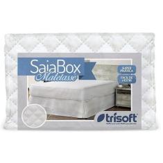 Imagem de Saia Para Cama Box Matelassê Solteiro 88cm X 1,88M X 35cm - Trisoft