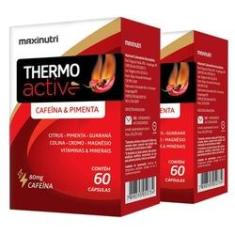 Imagem de Kit 02 Termogênico Thermo Active 60 Cápsulas Maxinutri