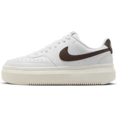 Imagem de Tênis Feminino Court Vision Alta Branco Marrom Nike DM0113-103