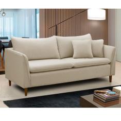 Imagem de Sofá Living Kassia 2 Lugares 1,44M Bege Lansofbr - Lansof Brasil
