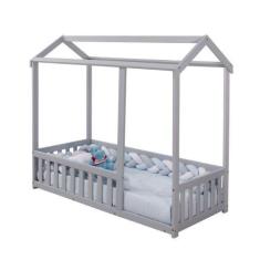 Imagem de Cama Casinha Montessoriano Com Grade Nina Maray - Atacadão Maray