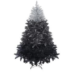 Imagem de Árvore de Natal artificial Senjie Black Gradient Spruce 5 pés