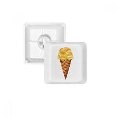 Imagem de Kit de atualização de teclado mecânico PBT teclado mecânico para sorvete e sorvete amarelo