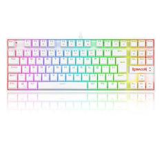 Imagem de Teclado Gamer Kumara K552W Rgb Branco Outemu Brown Redragon, UNICO