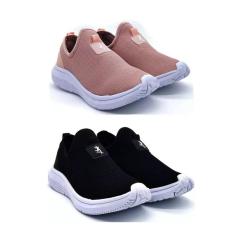 Imagem de Kit 2 Tênis Corrida Feminino Esportivo Ultraleve Academia Caminhada-Feminino