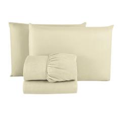 Imagem de Jogo De Lençol Casal King Size Linha Basic Cama Box 03 Peças Jogo De C