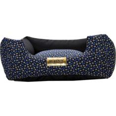 Imagem de Cama Quadrada Luppet Conforto Osso Azul - Tam. M