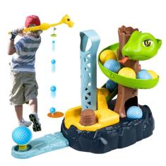 Imagem de Conjunto de golfe para crianças Gloryday Funny Snake com 6 bolas e 3 palitos (3 ou mais)