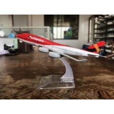 Imagem de Miniatura Maquete Avião Boeing Aeronave 16cm Metal - Mundoaero