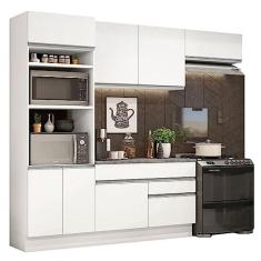 Imagem de Armário de Cozinha Completa 270cm Branco Glamy Madesa 14