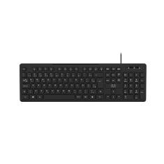 Imagem de Teclado Com Fio Multi Multimídia Cabo de 180cm Teclas Redondas USB Preto - TC294