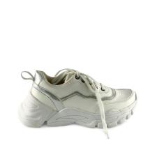 Imagem de Tênis Bomber Sintonia Branco Com Detalhes Prateados - ULLY-Feminino