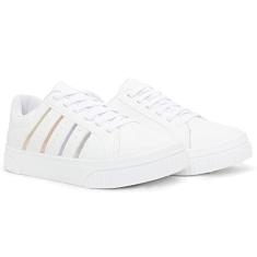 Imagem de Tênis Branco Feminino Casual Academia Treino Malhar BF Shoes…