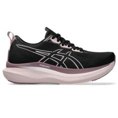 Imagem de ASICS Tênis de corrida feminino GLIDERIDE MAX, Preto/rosa pálido, 35