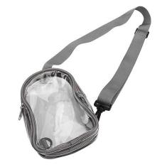 Imagem de Bolsa de Ombro Transparente Em PVC, Sacola Transparente de Grande Capacidade, Fácil de Combinar, Várias Maneiras de Transportar Moda à Prova d'água para Aeroporto, Academia e