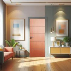 Imagem de Porta de Madeira Sarrafeada 210x92cm Friso 2 Jb Portas Angelim