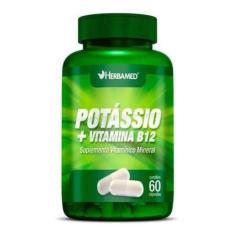 Imagem de Potassio + Vitamina B12 60 Cps Herbamed Sabor Sem Sabor