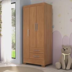 Imagem de Guarda-roupa Infantil 3 Portas e 2 Gavetas Amy Espresso Móveis