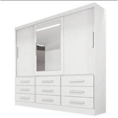 Imagem de Guarda-Roupa Athenas 3 Portas 9 Gavetas Bianchi - Bianchi Moveis