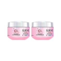 Imagem de Creme De Tratamento Elseve 200ml Glycolic Gloss - Kit C/2Un - Beleza N