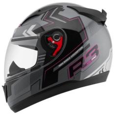 Imagem de Capacete De Moto Fechado Adulto Pro Tork Jett Evo R3 Brilhante, CINZA 