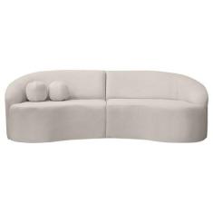 Imagem de Sofá Orgânico Palermo 4 Lugares 210cm Bouclê - SOFA STORE, Bouclê Bege